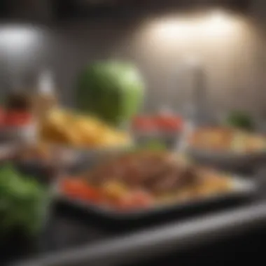 Nutrient-Dense Meal Preparation Healthy meal preparation with fresh ingredients