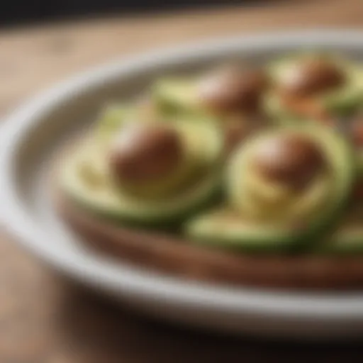 Delicious keto-friendly avocado dish