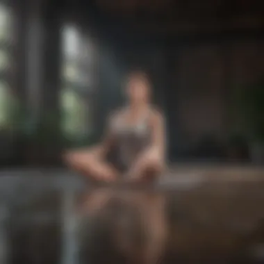 Mindfulness and Motivation for Lasting Change A serene space for meditation highlighting mental wellness practices