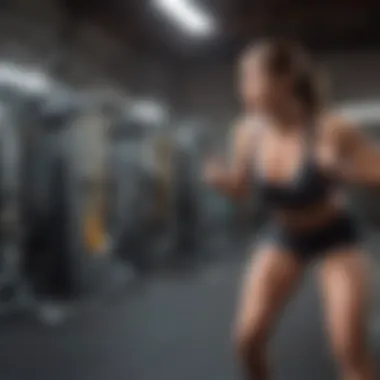 Dynamic Exercise Routines for Weight Loss An engaging workout session with energetic individuals in a gym setting