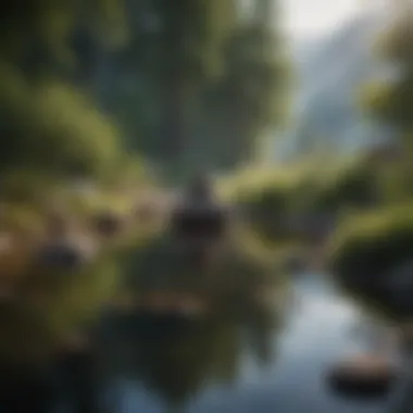 Serene Landscape Representing Balance A serene landscape symbolizing balance and tranquility.