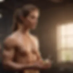 Nutrient-rich meal to support abdominal muscle definition