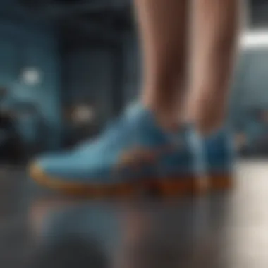 Technological features of Amazon Gel Nimbus shoes highlighted