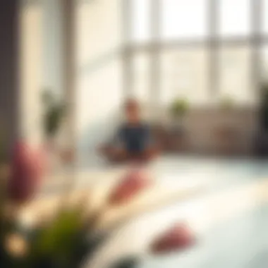 A serene environment promoting mindfulness and relaxation