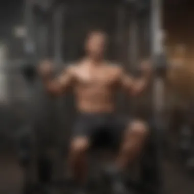 Muscle Groups Engaged by the Assisted Smith Machine Infographic highlighting the muscle groups targeted by the assisted Smith machine