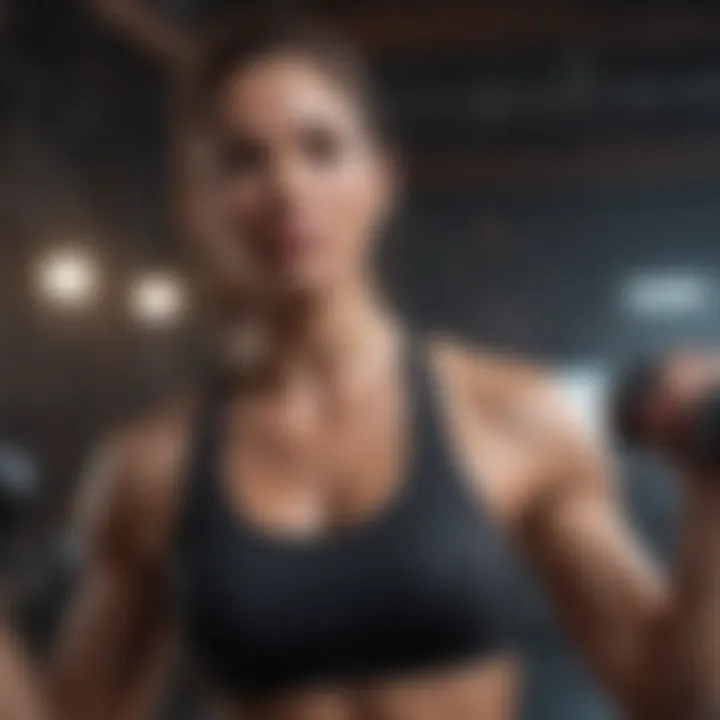 High-intensity interval training session