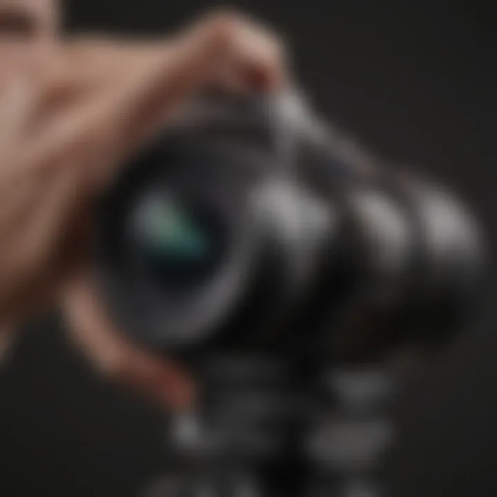 Close-up view of a unique Athlean X tool in action