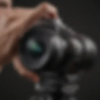 Innovative Athlean X Tool in Use Close-up view of a unique Athlean X tool in action