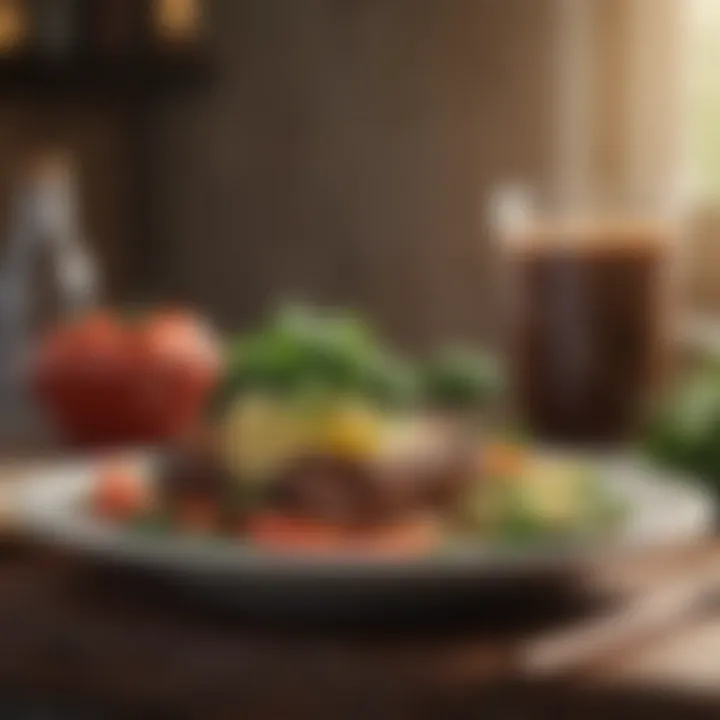 Balanced meal plan during fasting