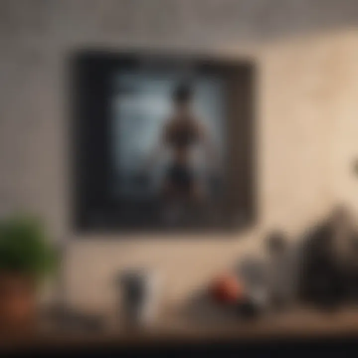 A well-structured weekly workout plan displayed on a wall