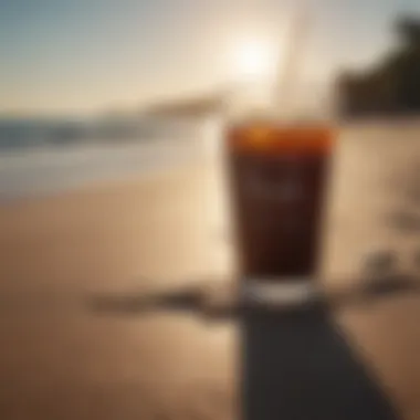 An array of nutritious snacks and hydration tips ideal for beach exercise