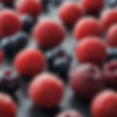 Berries: Antioxidant Powerhouses for Heart Health An elegant display of berries, emphasizing their antioxidant richness.