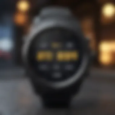 User-friendly fitness watch interface