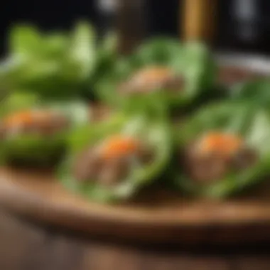 Savory Keto Lettuce Wraps for Quick Lunch Delicious keto wraps with lettuce and flavorful fillings