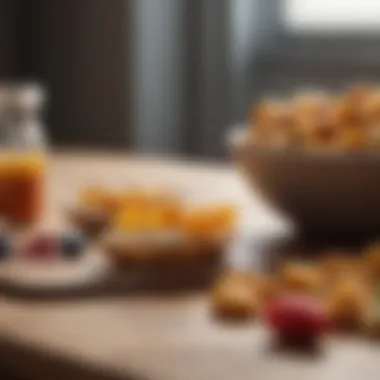 Healthy Snack Strategy Healthy snacks arranged for meal timing strategy