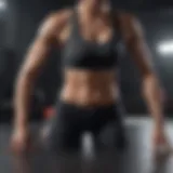 Dynamic workout session focusing on core strength