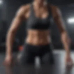 Dynamic workout session focusing on core strength