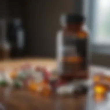 Essential Vitamins for Daily Health Vitamins and Supplements on a Table