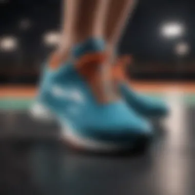 Innovative Cushioning in Brooks Footwear Close-up of Brooks shoes featuring advanced cushioning technology