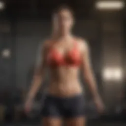 Graphical representation of weight loss progress