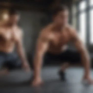 Bodyweight Exercise Guide A guide illustrating various bodyweight exercises side by side