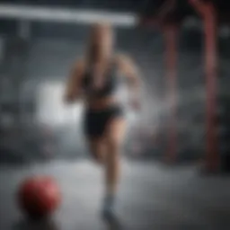 A dynamic scene illustrating cardiovascular exercise