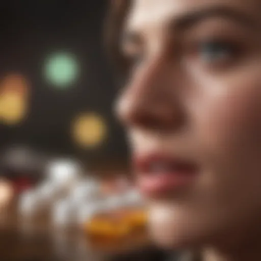Close-up of oral medication tablets for cold sore treatment