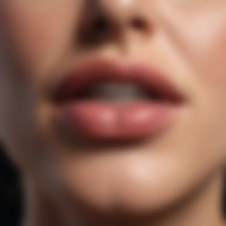 A calming herbal remedy for lip care and recovery