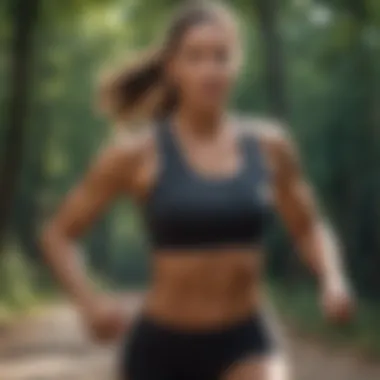 Cardio for Endurance Engaging in high-energy cardio workout outdoors
