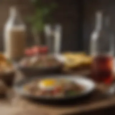 Nutritional Recovery Strategies Balanced meal full of nutrients for recovery