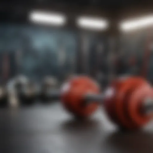 Dynamic strength training session with weights