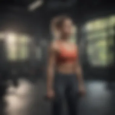 Dynamic Workout Environment Dynamic workout environment showcasing a variety of exercises