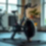 A sleek spinner bike designed for intensity