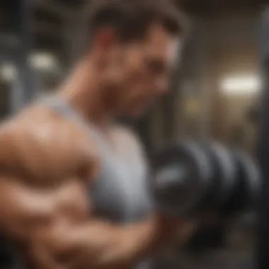 Proper Form for Bicep Curl Bicep curl exercise demonstrating proper form