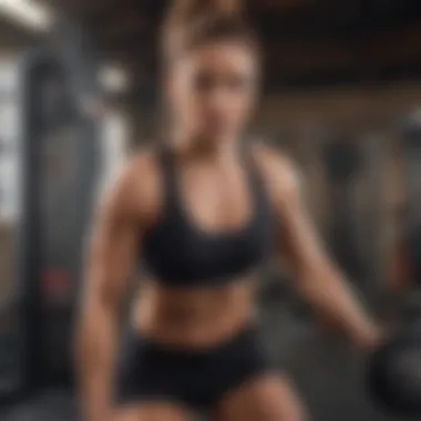 Strength Training Techniques An intense gym session focusing on strength training