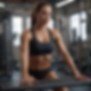 Structured Workout Planning A well-structured workout plan on a gym board