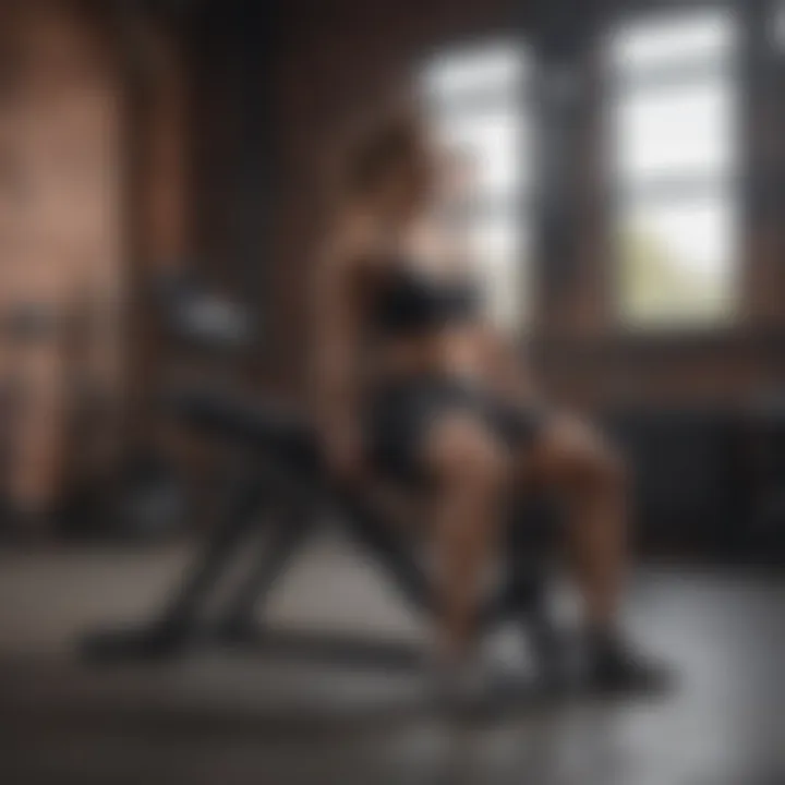 Versatile multi workout bench showcasing various adjustable positions