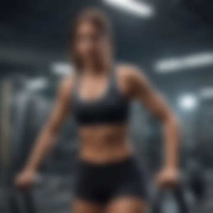 Cardio workout session showcasing vigorous energy and endurance