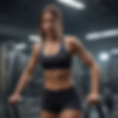 High-Energy Cardio Workout Cardio workout session showcasing vigorous energy and endurance