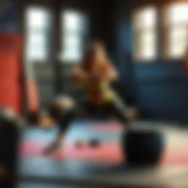 Balanced routine showcasing intensity and recovery