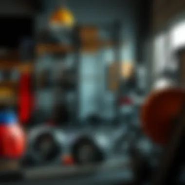 Variety of CrossFit equipment suitable for home use