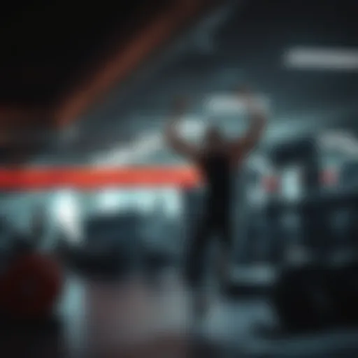 Engaging Atmosphere for Fitness Enthusiasts Dynamic gym environment encouraging motivation