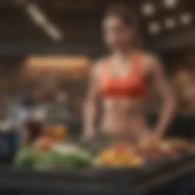 Understanding Calorie Deficit Conceptual depiction of calorie deficit