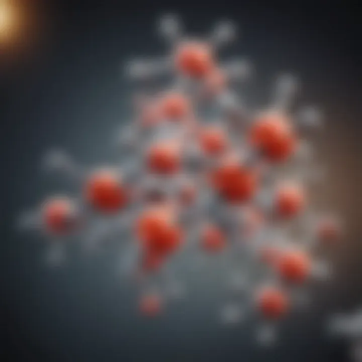 Illustration of DHA molecular structure