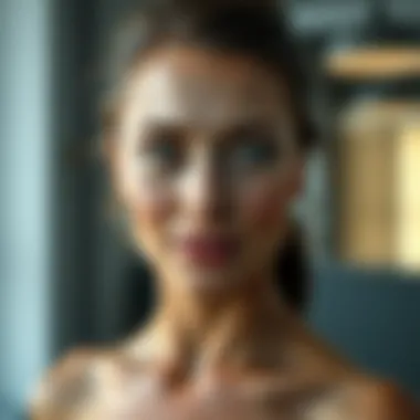Before and after weight loss skin comparison
