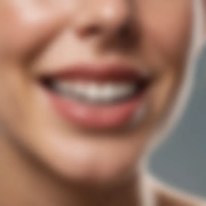 A bright smile of a person showcasing the results of teeth whitening