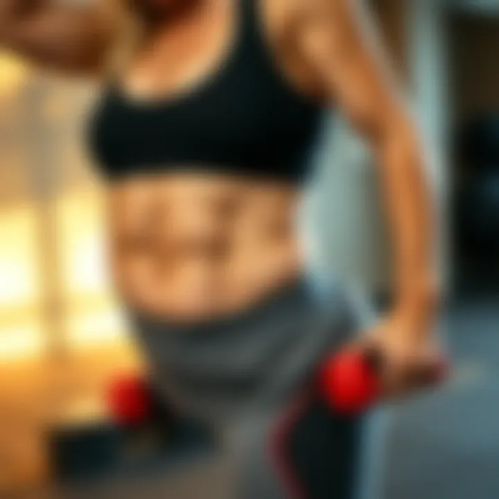 Effective workout routine targeting lower abdomen