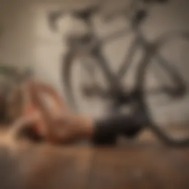 Bicycle Crunches for Oblique Targeting A figure performing bicycle crunches, highlighting rotational movement for obliques.