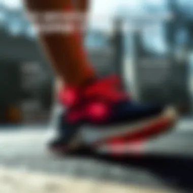 Diagram illustrating the benefits of proper footwear