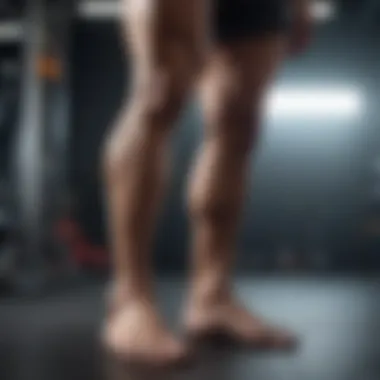 Dynamic calf raises showcasing proper form